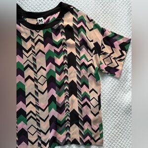Missoni Vintage Sheer Silk Chevron Top – Size M/L